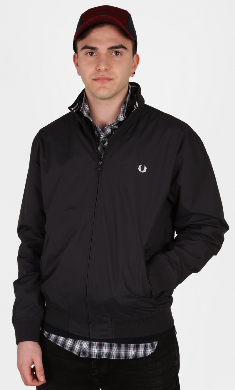 Bomber twin tipped Fred Perry in tessuto Ripstop di nylon con fodera in rete